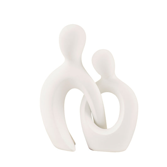 Ceramic Couple Sculptures For Home Decor