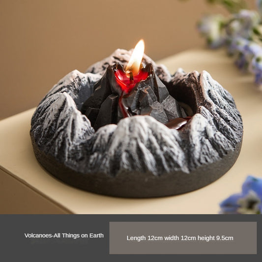 Volcano and iceberg handmade scented candles, indoor aroma decorations, Christmas gifts