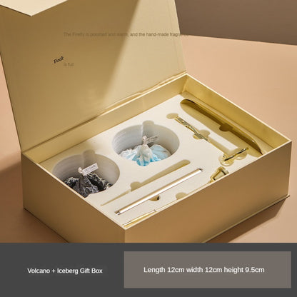 Volcano and iceberg handmade scented candles, indoor aroma decorations, Christmas gifts