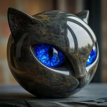Cat-shaped Resin Ornament