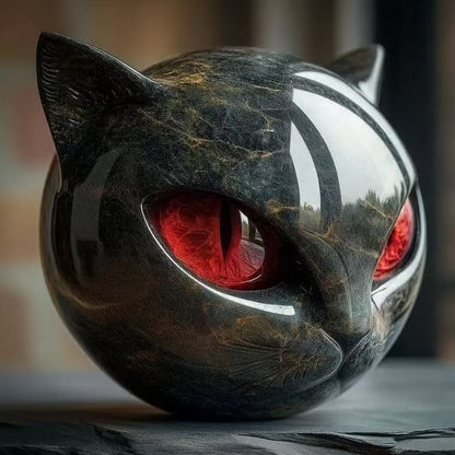 Cat-shaped Resin Ornament
