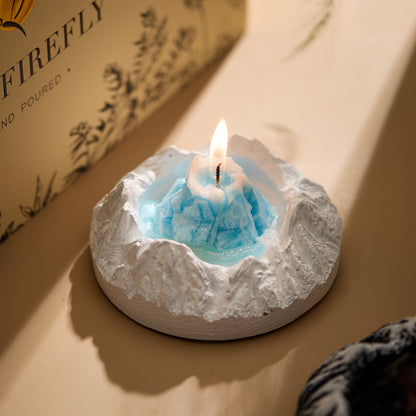 Volcano and iceberg handmade scented candles, indoor aroma decorations, Christmas gifts