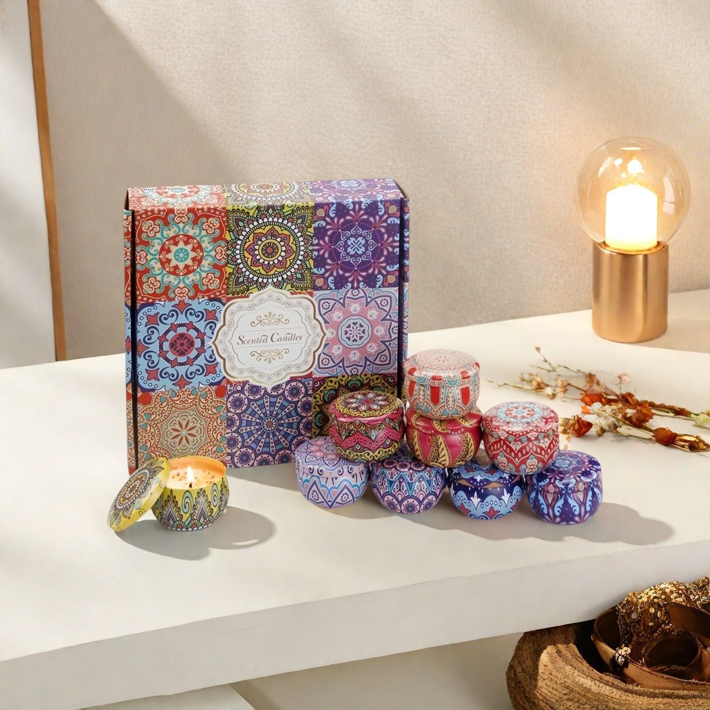 Soy Wax Candles for Home Scented, Aromatherapy Candles Gift for Parties, Relaxing