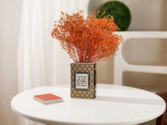 Ceramic Book-Shaped Vase