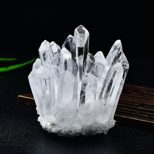Natural crystal ornament